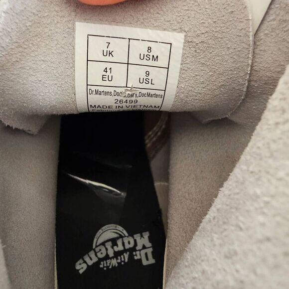 Dr. Martens Jadon White Leather Platform Boots Womens US 9 / Mens 8 EU 41 - Picture 9 of 12